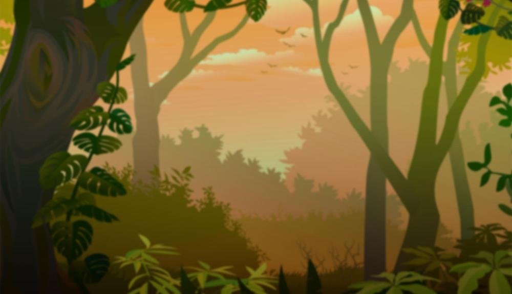 Game Background for 1 Reel Monkey by Spinomenal