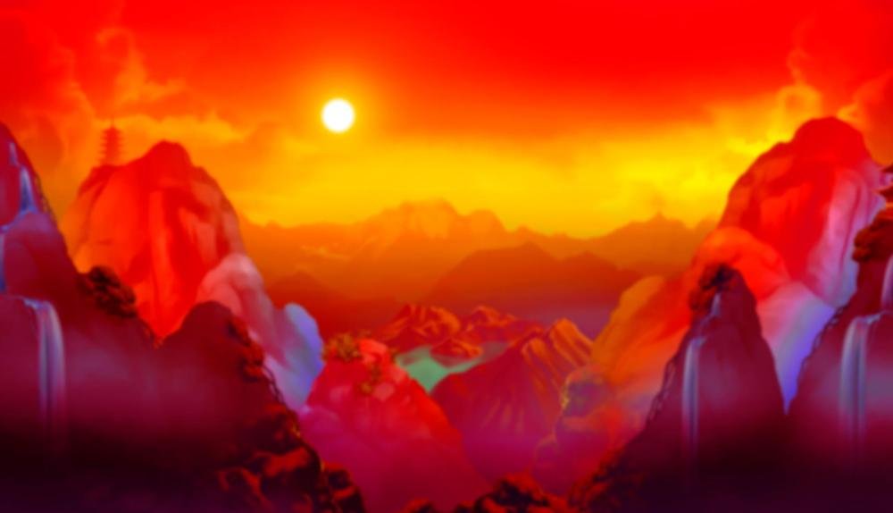 Game Background for 3888 Ways of the Dragon by iSoftBet