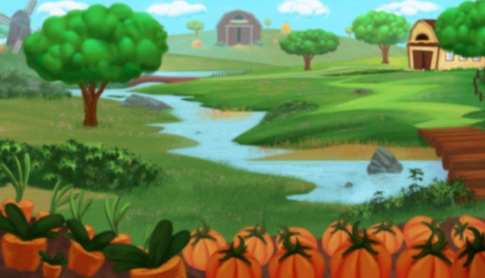 Game Background for 3D Farm HD by WorldMatch