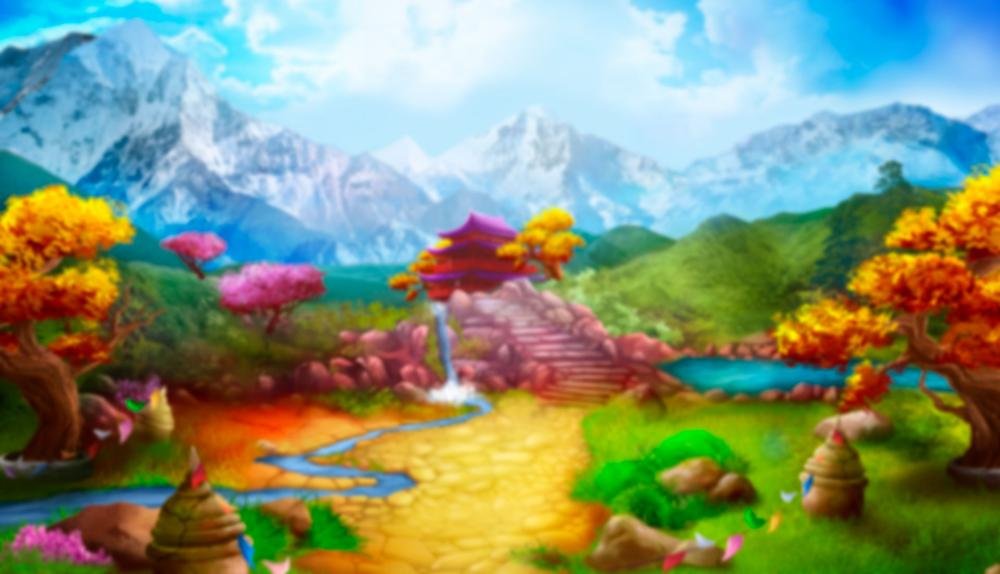 Game Background for 9 Lions by Wazdan