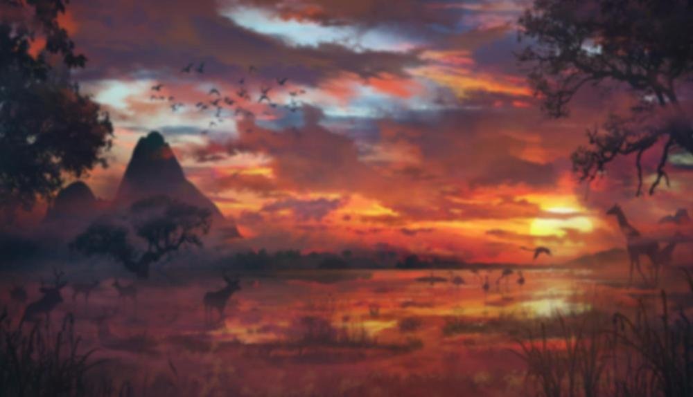 Game Background for African Fortune by Spinomenal