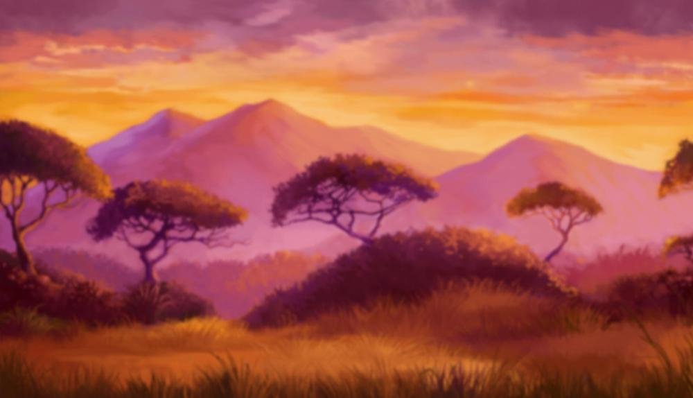 Game Background for African King by NetGame
