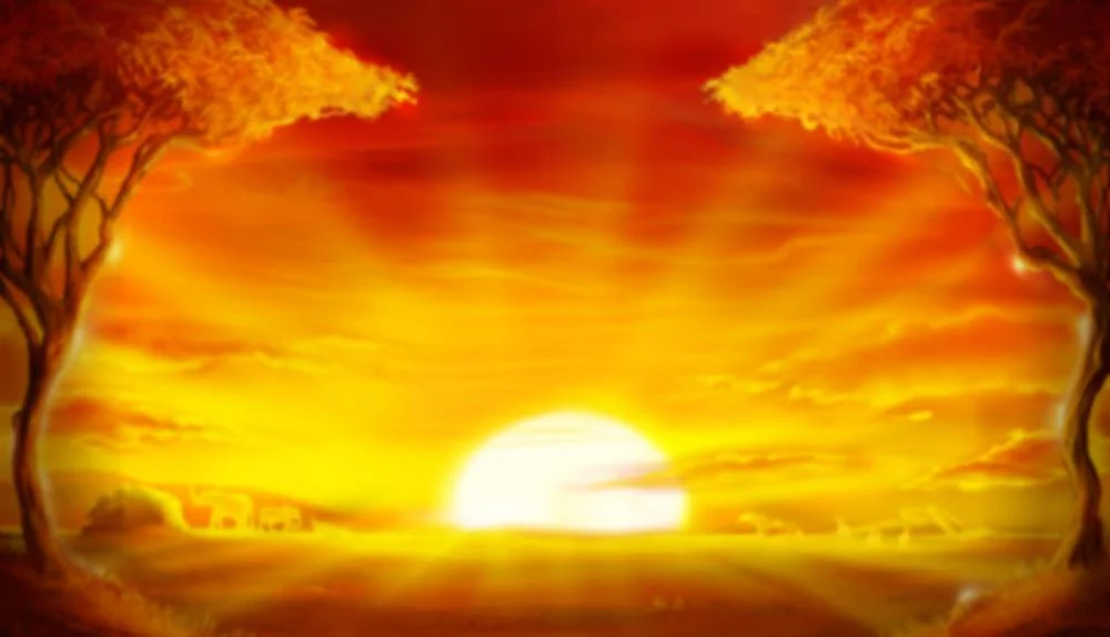Game Background for African Sunset by Gameart