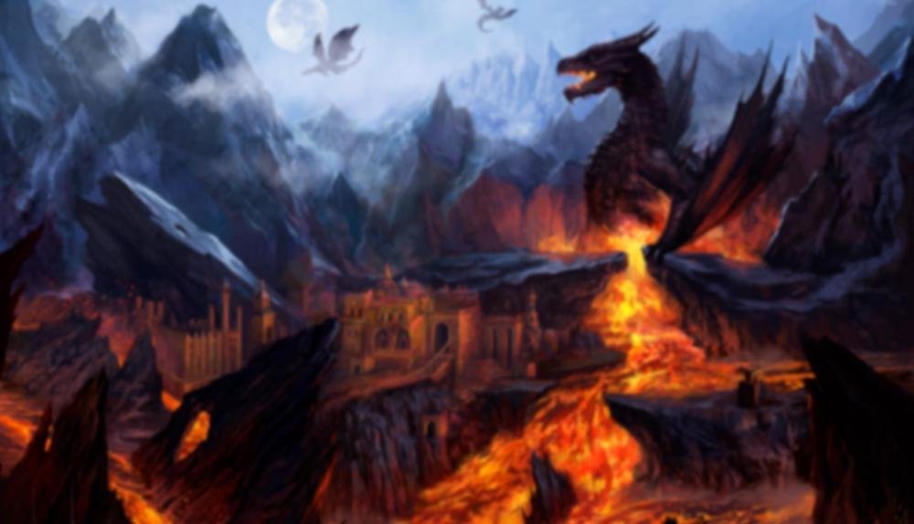 Game Background for Age of Dragons by Kalamba