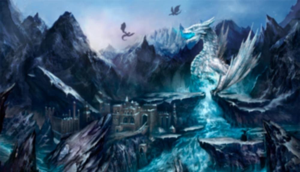 Game Background for Age of Ice Dragons by Kalamba