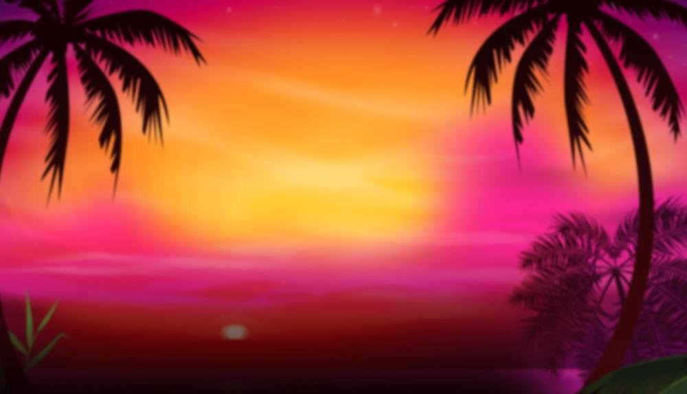 Game Background for Aloha Charm by Fazi
