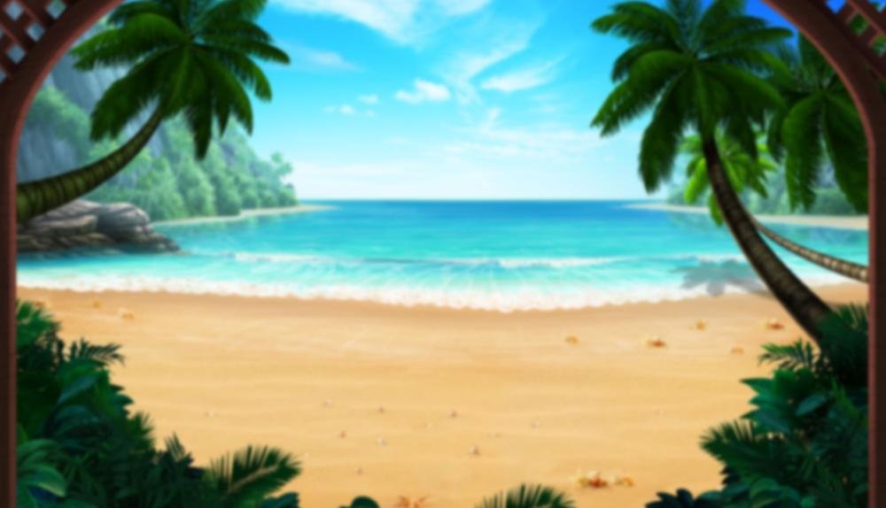 Game Background for Aloha Fortune by PariPlay