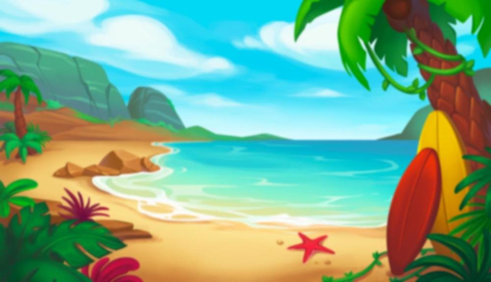 Game Background for Aloha Tiki Bar by Mascot Gaming