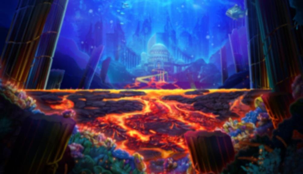 Game Background for Ancient Fortunes Poseidon by Triple Edge