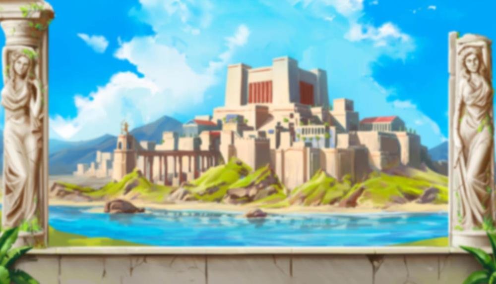 Game Background for Ancient Troy Dice by Endorphina