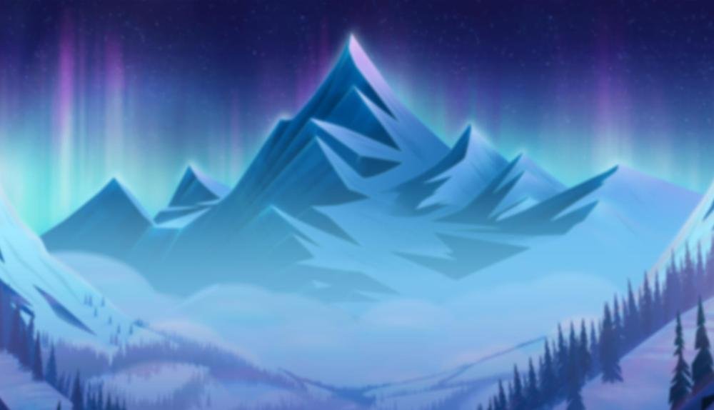 Game Background for Arctic Magic by Microgaming