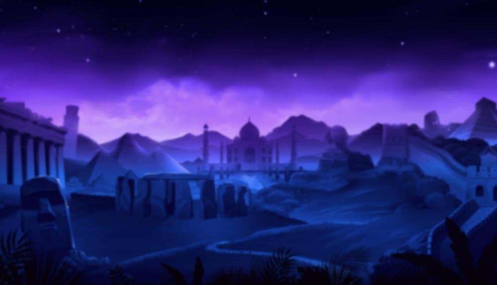 Game Background for Around the World by Endorphina