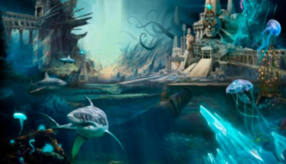 Game Background for Atlantis Thunder by Kalamba