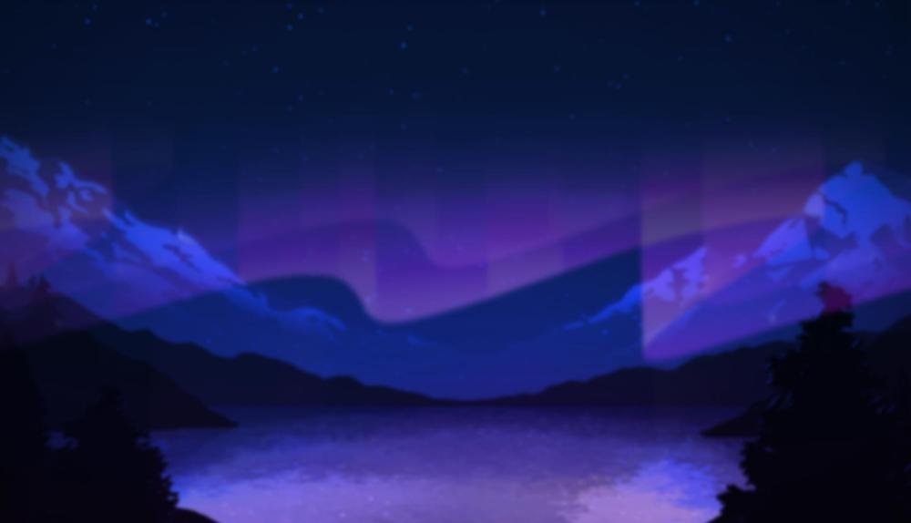 Game Background for Aurora Wilds by Neon Valley Studios