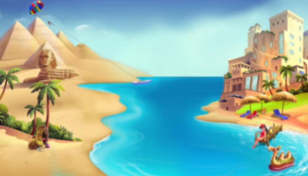 Game Background for BOOK OF REST by EvoPlay