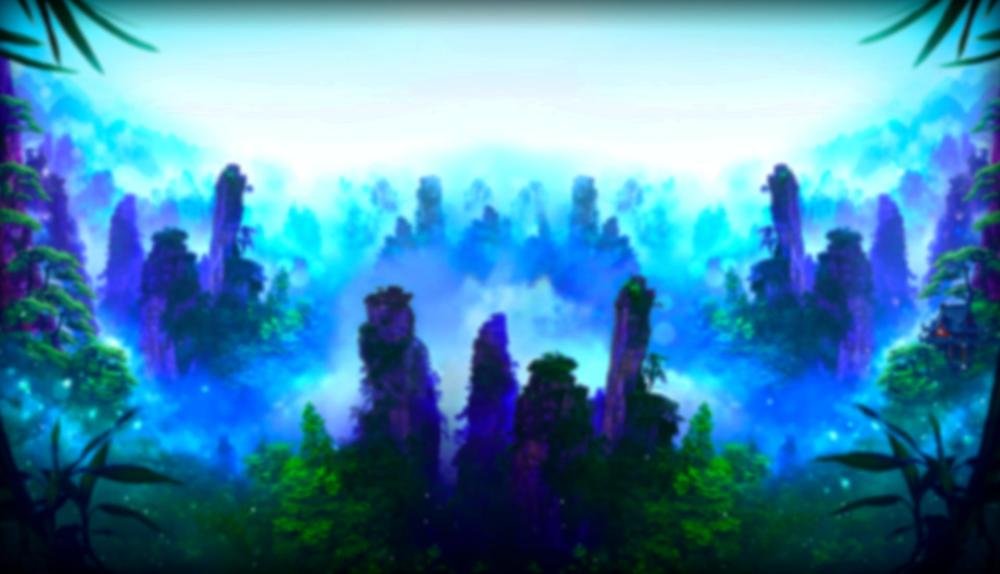 Game Background for Bamboo Fortune by Ruby Play