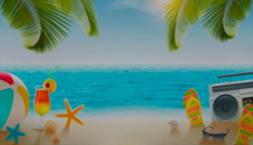Game Background for Beach Party by Wazdan
