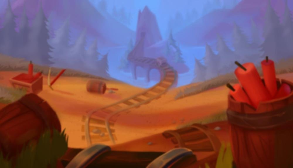 Game Background for Big Boom Riches by Just For The Win