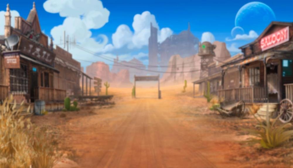 Game Background for Big Bounty Bill by Kalamba