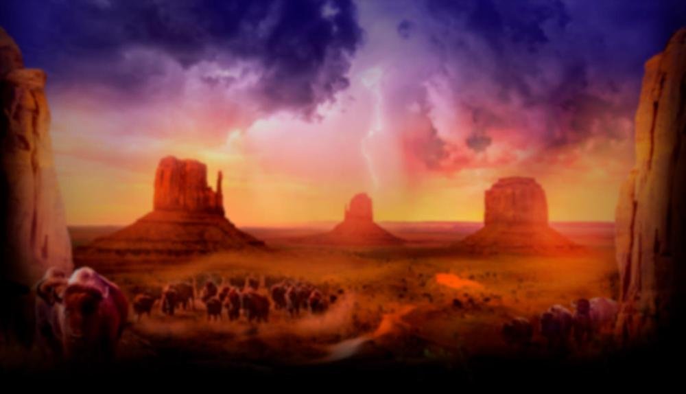 Game Background for Bison Trail by Platipus