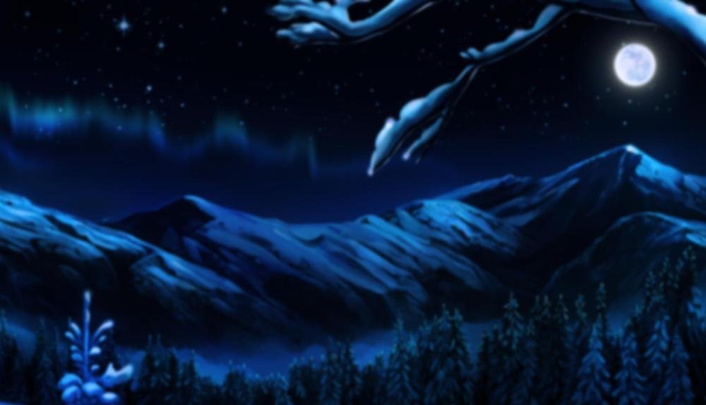 Game Background for Book Of Wolves by Spinomenal