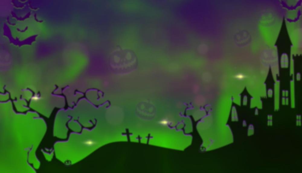 Game Background for Book of Fruits Halloween by Amatic