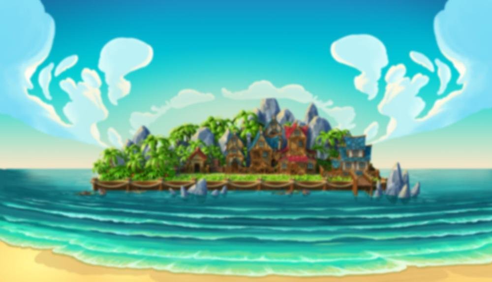 Game Background for Boom Pirates by Foxium