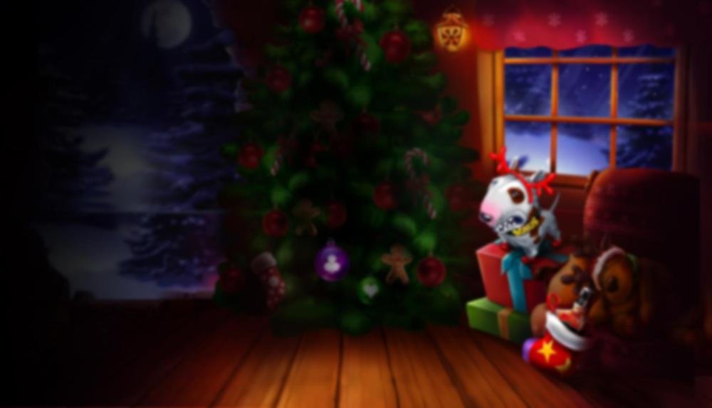 Game Background for Brutal Santa by EvoPlay