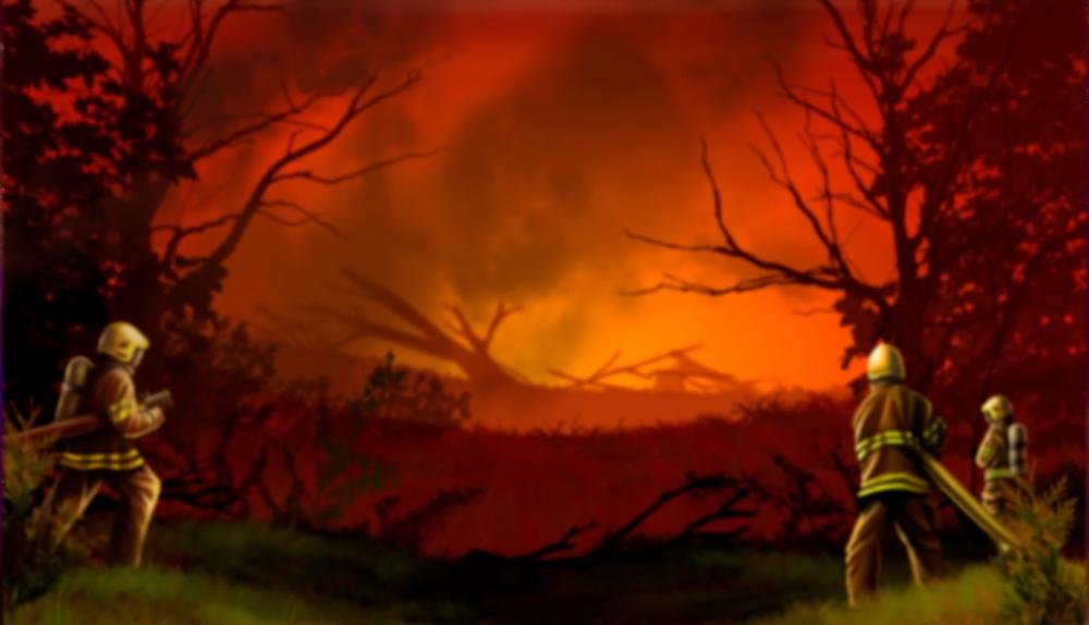 Game Background for Burning Reels by Wazdan