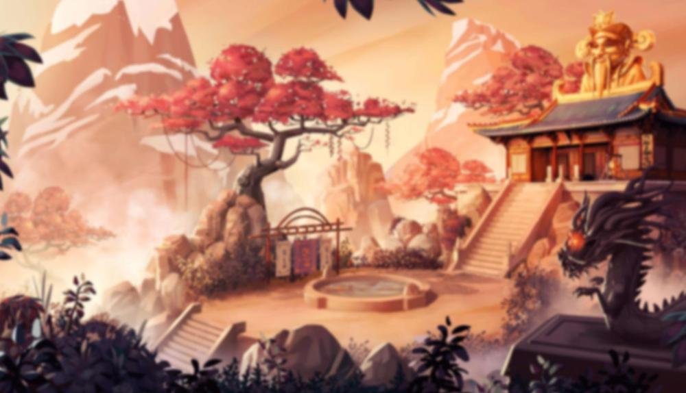 Game Background for Caishen's Treasure by Spinmatic