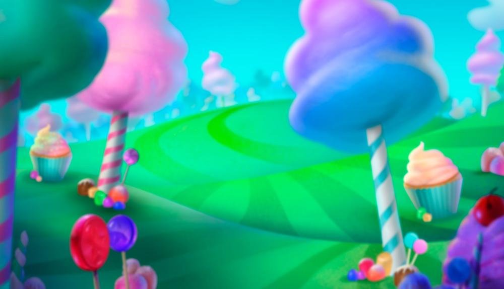 Game Background for Candy Blasted! by High5