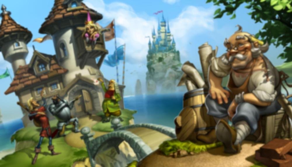 Game Background for Castle Builder II by Rabcat