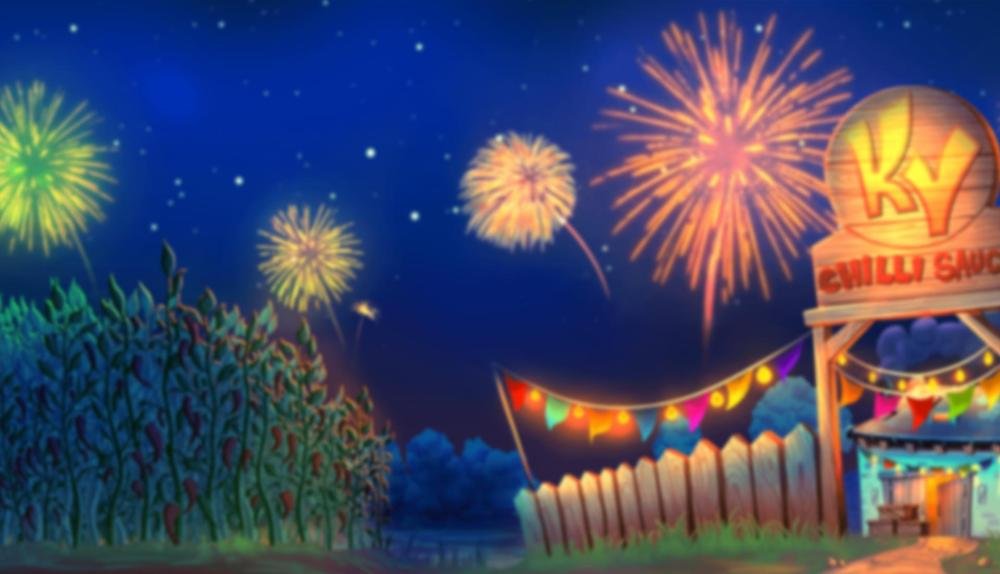 Game Background for Chilli con Carnage by Leander