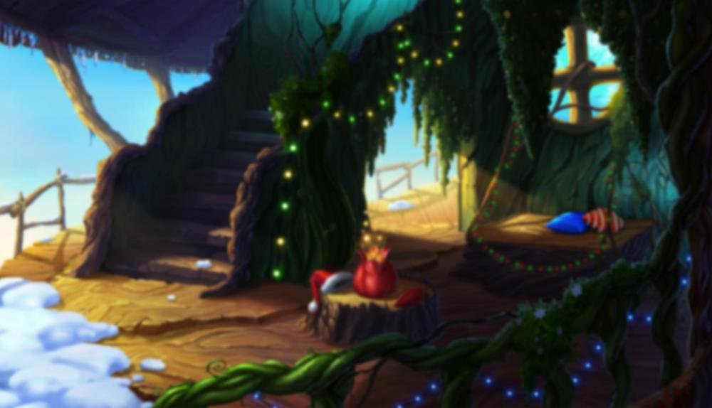 Game Background for Christmas Fairies by Boldplay