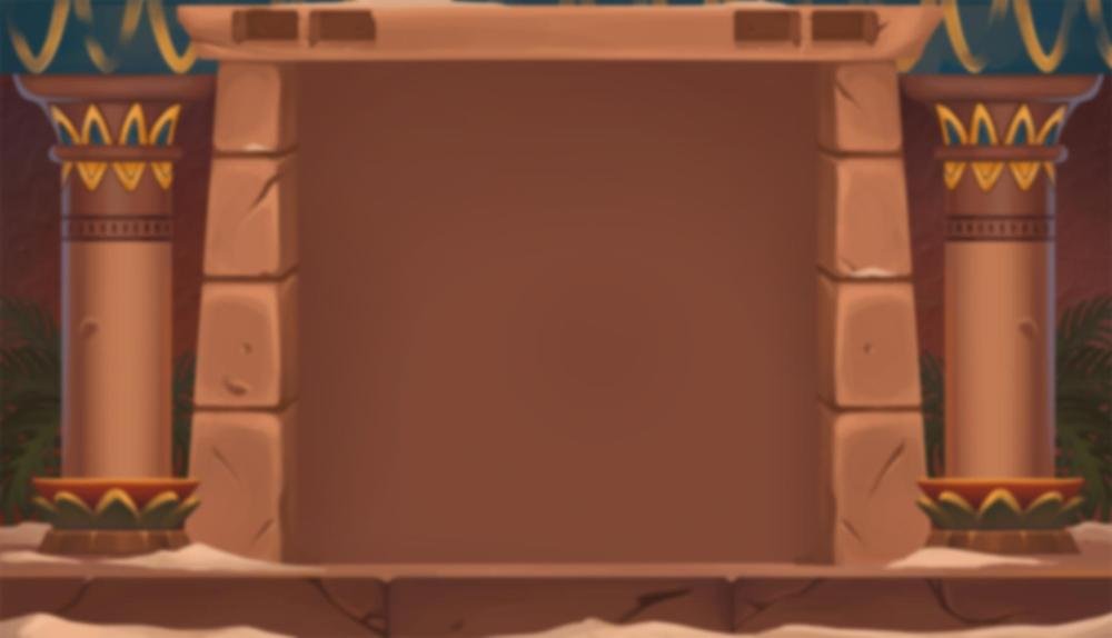 Game Background for Cleopatra's Gems Rockways by Mascot Gaming