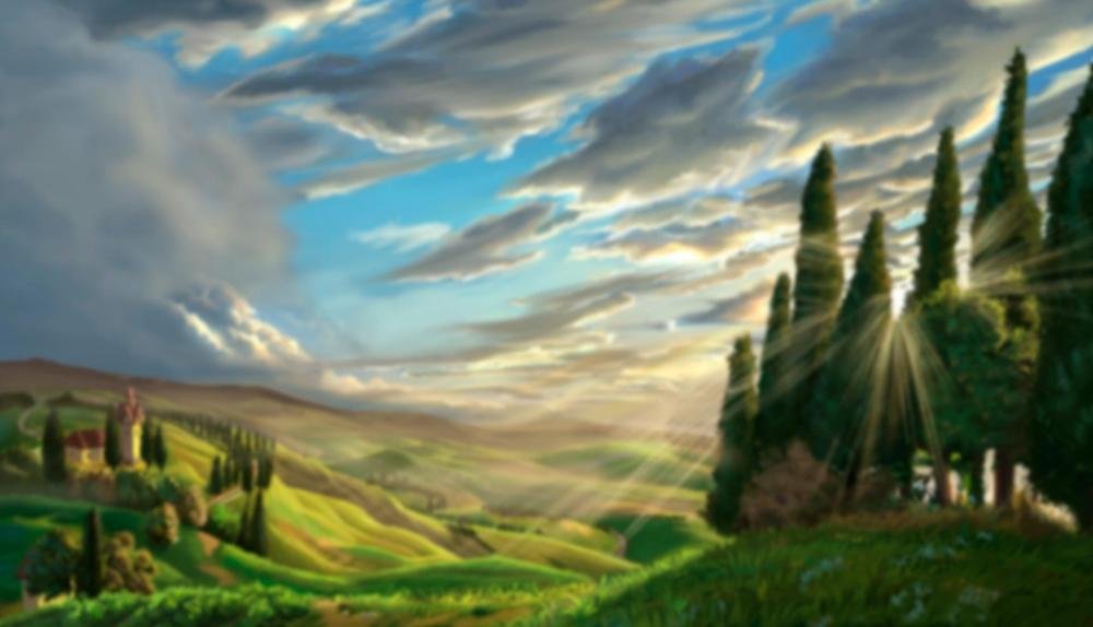 Game Background for Da Vinci Dice by MrSlotty