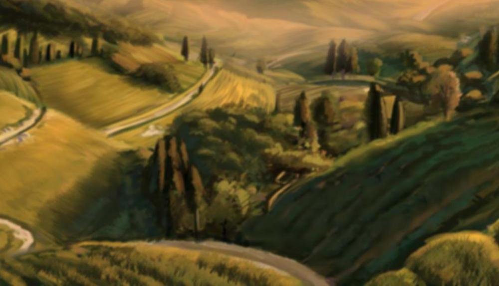 Game Background for Da Vinci's Fruits by MrSlotty