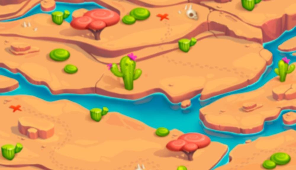 Game Background for Desert Gem by Kalamba