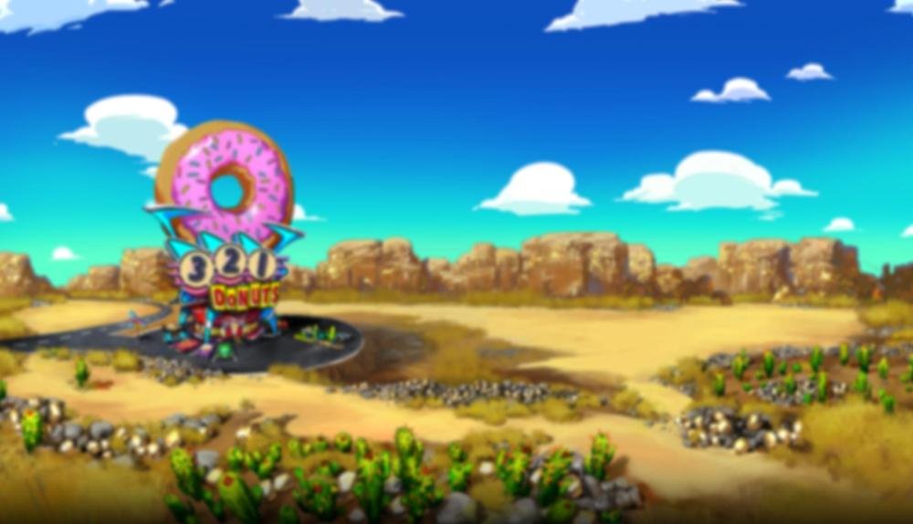 Game Background for Donuts by Big Time Gaming