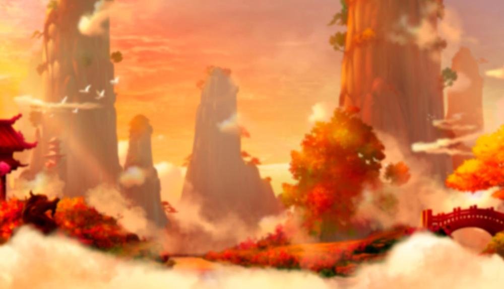 Game Background for Dragon Match Megaways by iSoftBet