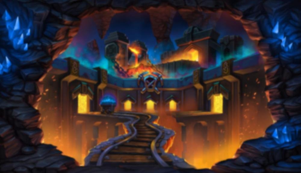 Game Background for Dwarven Gems Megaways by Iron Dog Studio