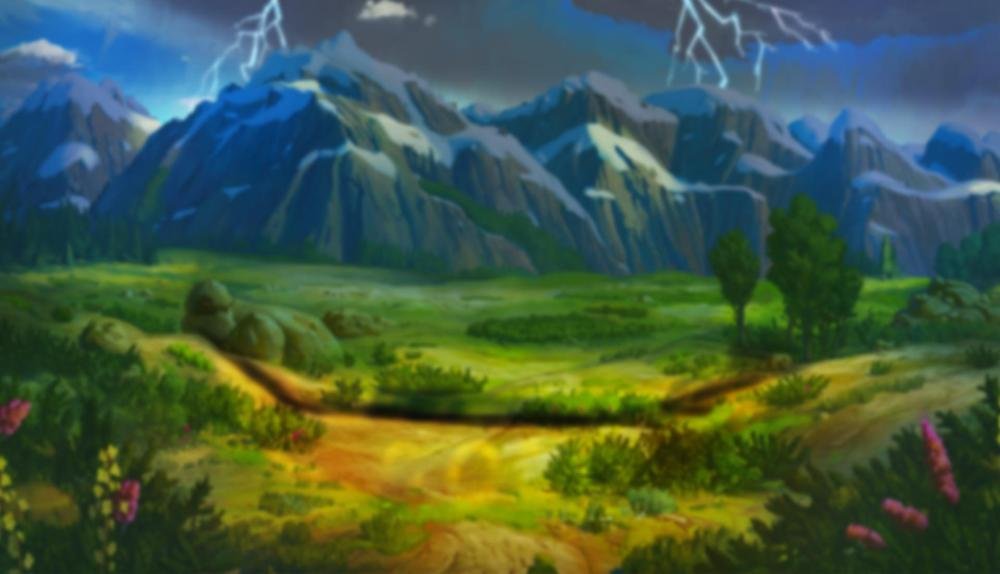 Game Background for Eagle's Gold by Zillion