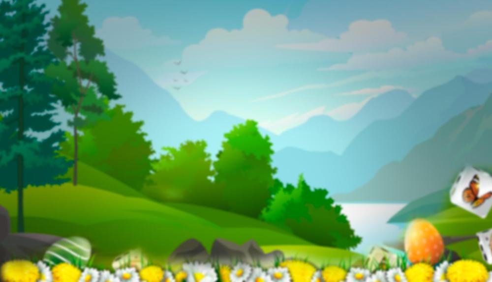 Game Background for Easter Dice by Spinomenal