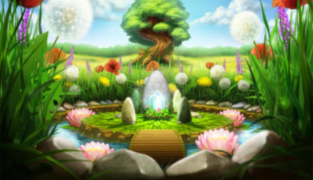 Game Background for Enchanted Crystals by Playn'Go