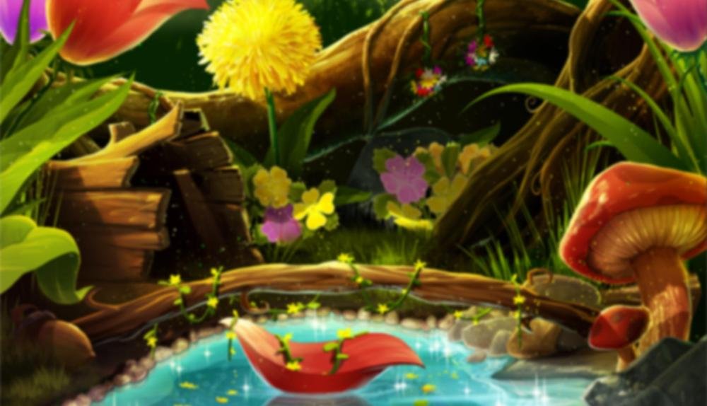 Game Background for Enchanted Meadow by Playn'Go