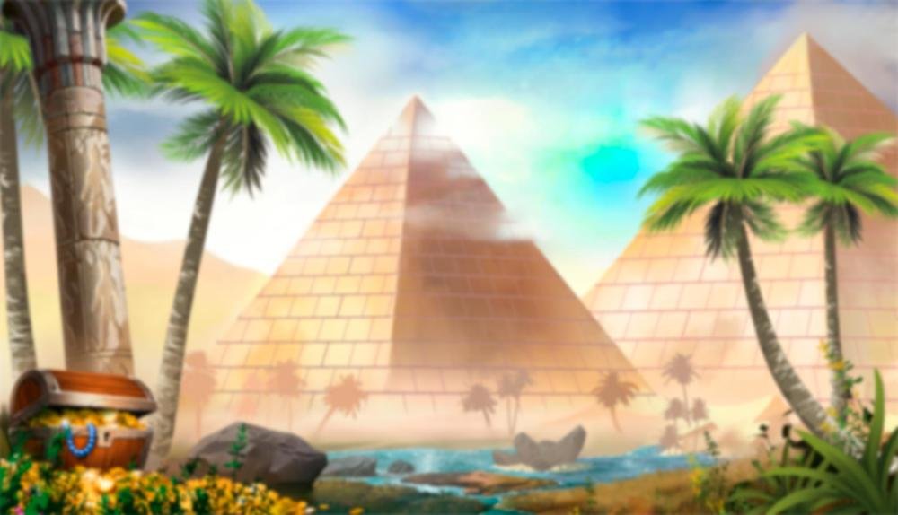 Game Background for Eye of the Amulet by iSoftBet