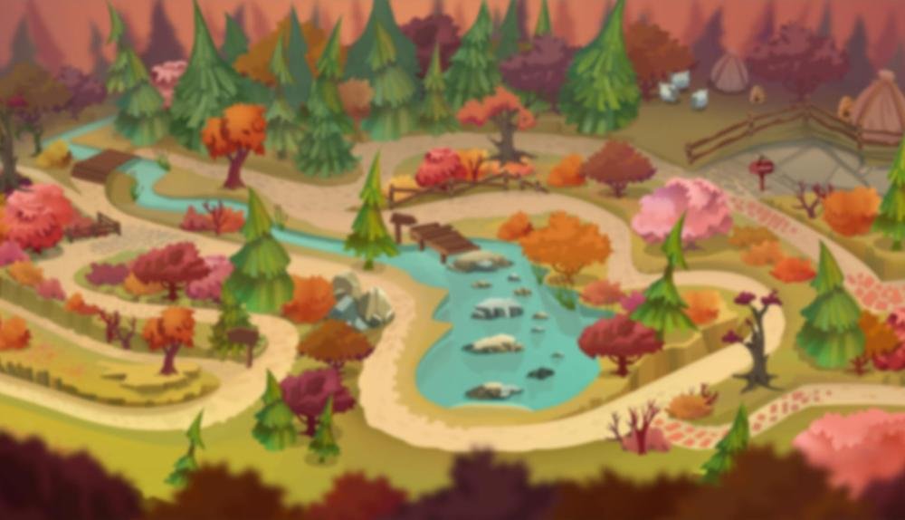 Game Background for Fairytale Legends: Red Riding Hood by NetEnt