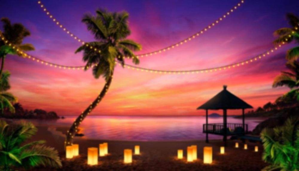 Game Background for Flamingo Paradise by Red Rake