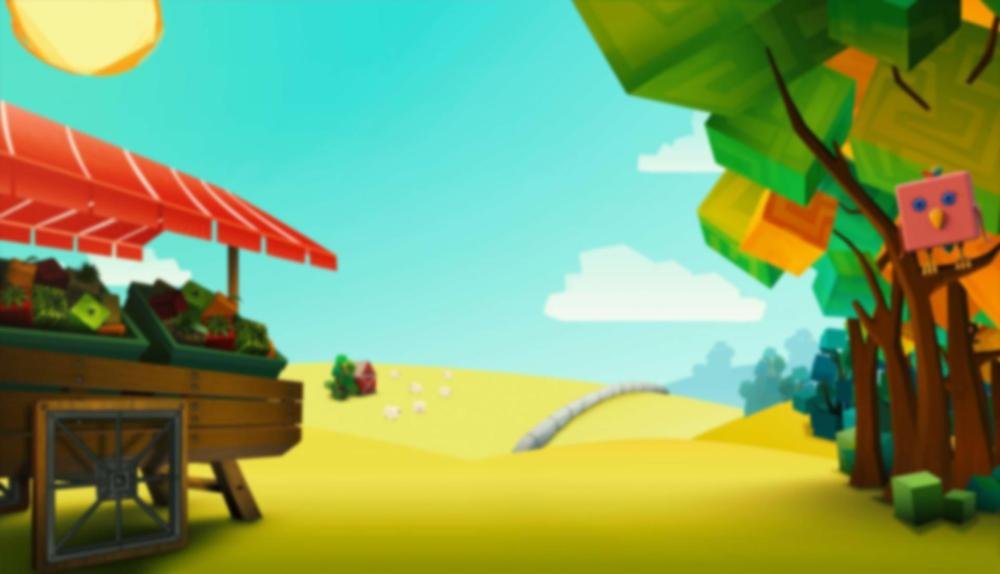 Game Background for Fruit Cube by Spinmatic