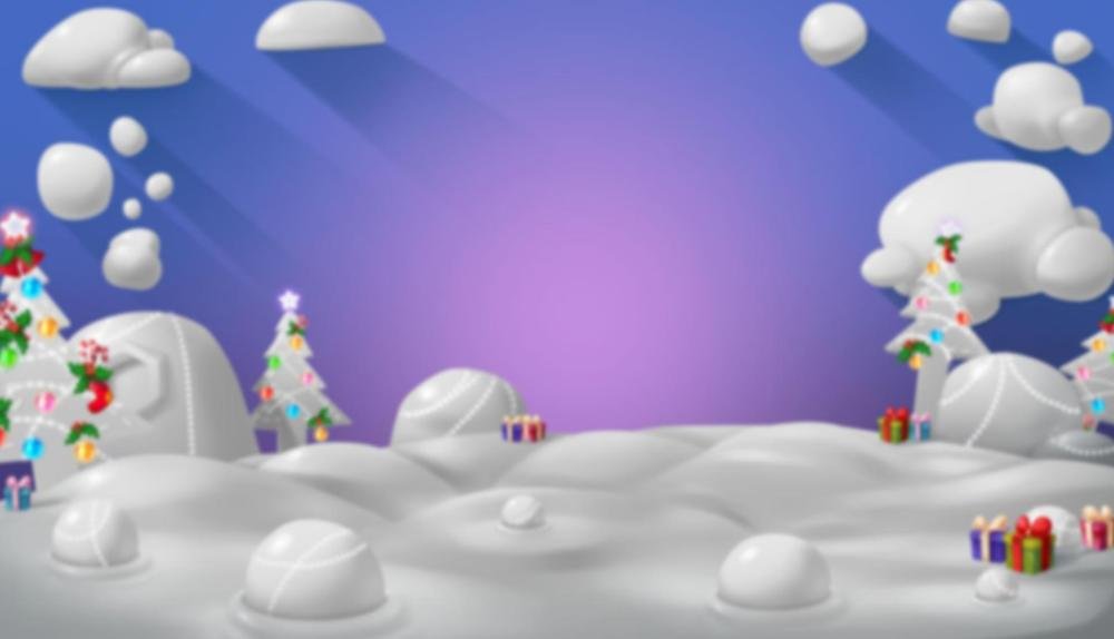Game Background for Fruit Monster Christmas by Spinmatic